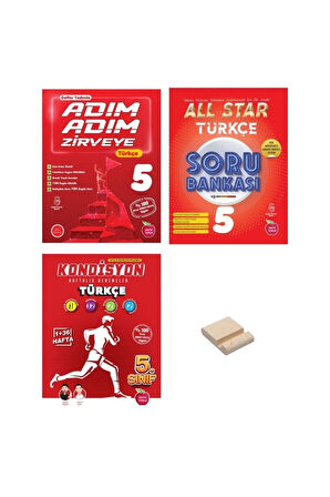 5. Sınıf Adım Adım Zirveye All Star ve Kondisyon Türkçe 3lü Set