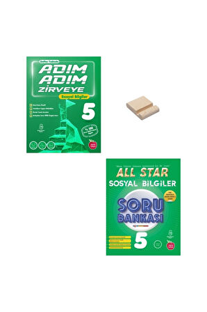 5. Sınıf Adım Adım Zirveye ve All Star Sosyal Bilgiler Soru Bankası