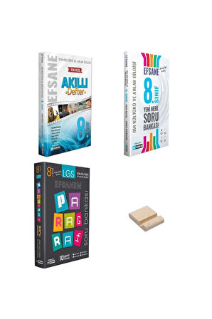 LGS 8. Sınıf Din Kültürü Akıllı Defter Soru Bankası ve Paragraf 3lü Set