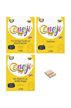 LGS 8. Sınıf Enerji İnkılap Din ve İngilizce Soru Bankası 3lü Set