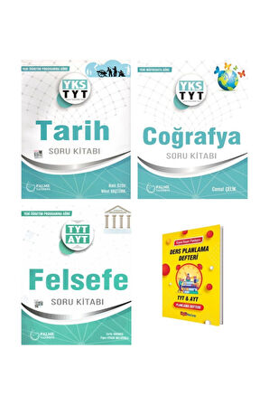 TYT Tarih Coğrafya ve Felsefe Soru Kitabı 3lü Set