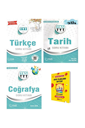 TYT Türkçe Tarih ve Coğrafya Soru Kitabı 3lü Set