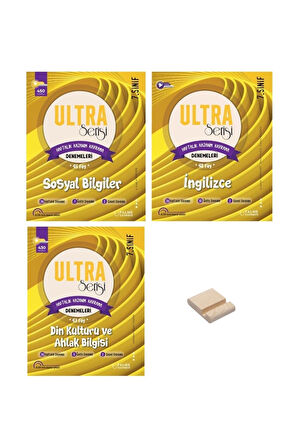 7. Sınıf Ultra Sosyal İngilizce ve Din 3lü Set Haftalık Denemeleri