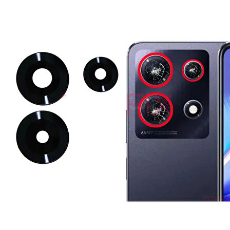 İnfinix Note 30 Pro İle Uyumlu Kamera Camı  X678