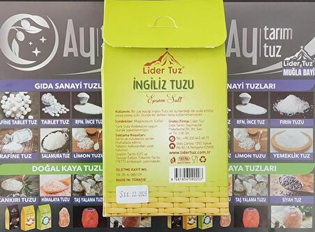 İNGİLİZ TUZU EPSOM 200 GR.