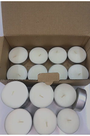 Mum Maxi Tealight 24 lü Kokulu Uzun Süreli Işık Ve Sıcaklık Keyfi