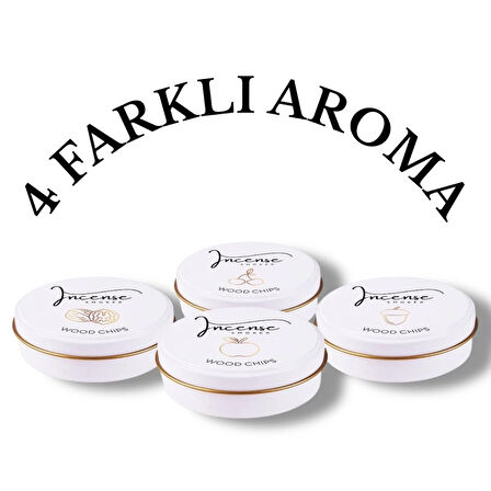 Viski & Kokteyl Tütsüleme Seti - 4 Farklı Aroma ( Meşe , Ceviz , Kiraz , Elma )