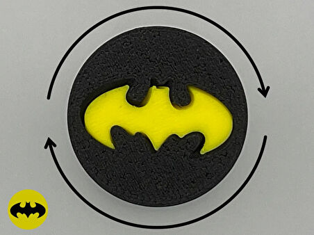 DC Batman Logosu Şeklinde Fidget Oyuncağı