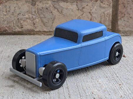 1932 Ford Deuce Coupe (Pinewood Derby Car Shell) Araba Maketi