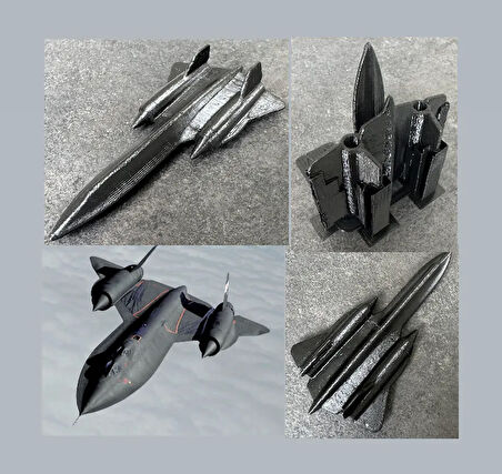 SR-71 Lockheed Blackbird Uçak Maket Kiti