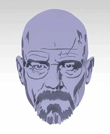 2'li Breaking Bad Walter White Kafası Anahtarlık Seti