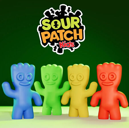 4'lü Sourpatch Kidss Figürü