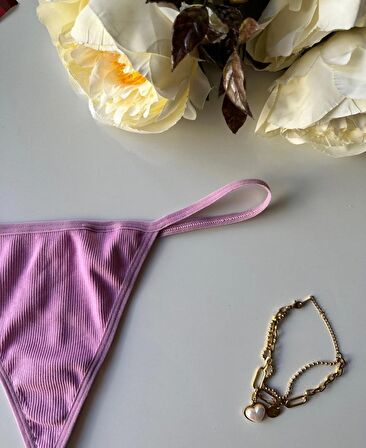 Lenora Kadın Fitilli %97 Pamuklu Günlük Kullanım Kaliteli String