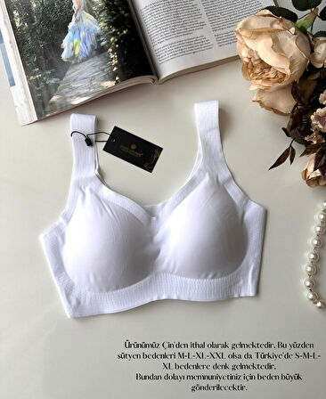 Carla Balensiz Dikişsiz Push-up Invisible Ice-Silk (Görünmez) Sütyen - İthal Bra