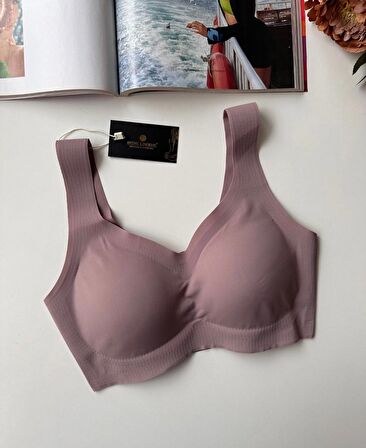 Carla Balensiz Dikişsiz Push-up Invisible Ice-Silk (Görünmez) Sütyen - İthal Bra