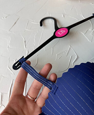 Jennie İthal Lazer Kesim Dikişsiz Parlak İpli El Kaplı Push-up Sütyen -FK1204