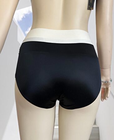 Alina Dikişsiz İz Yapmaz Yüksek Bel Üstün Kalite Beli Yazılı Hafif Slip