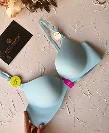 Intive Double Push-up Çift Destekli Balenli Lazer Kesim İz Yapmaz İthal Kaliteli Sütyen