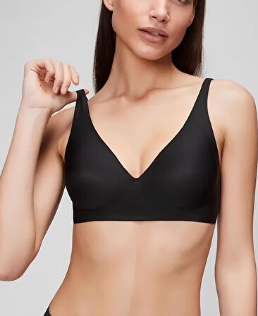 Carma İthal Balensiz Dikişsiz İce-Silk Yarı Push-up İnce Askılı Sütyen