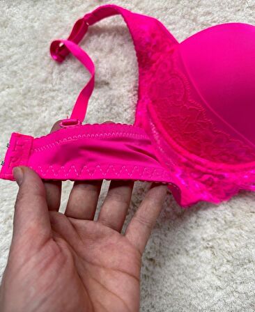 FK Lingerie Dantelli Push-up Balenli İthal Kaliteli Sütyen (Fırsat Ürünü)- 189