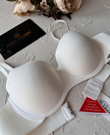 Billie İthal Lazer Kesim İz Belli Etmeyen Balenli Desteksiz Kaliteli Sütyen- FK382