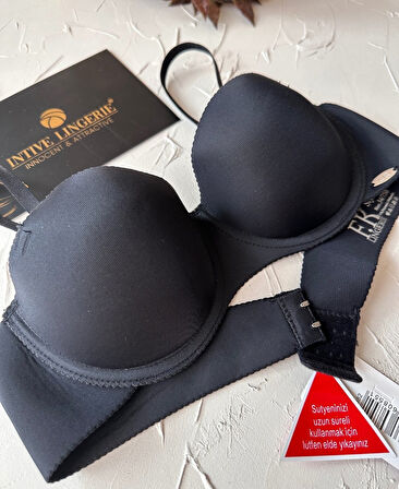 Billie İthal Lazer Kesim İz Belli Etmeyen Balenli Desteksiz Kaliteli Sütyen- FK382
