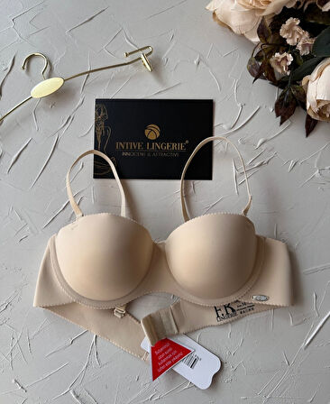 Billie İthal Lazer Kesim İz Belli Etmeyen Balenli Desteksiz Kaliteli Sütyen- FK382