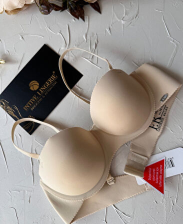 Billie İthal Lazer Kesim İz Belli Etmeyen Balenli Desteksiz Kaliteli Sütyen- FK382