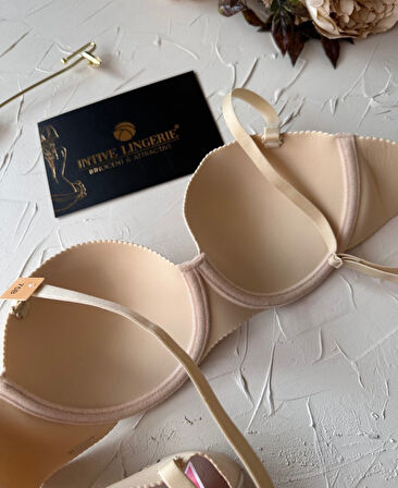 Billie İthal Lazer Kesim İz Belli Etmeyen Balenli Desteksiz Kaliteli Sütyen- FK382