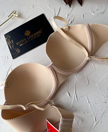 Billie İthal Lazer Kesim İz Belli Etmeyen Balenli Desteksiz Kaliteli Sütyen- FK382