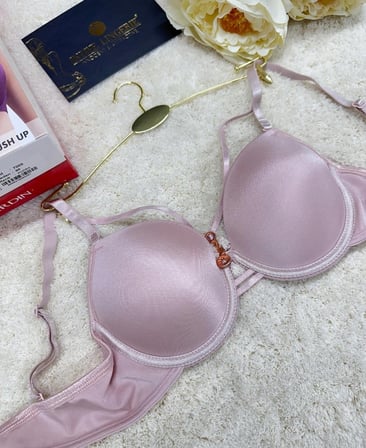 Le Jardin Monica Göğsü Şeritli Mikro Push-up Arkası İp Detaylı Sütyen - 7008