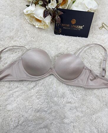 Le Jardin Blanche Double Push-up Silikonlu Askılı/Askısız Sütyen -7036