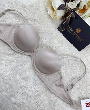 Le Jardin Blanche Double Push-up Silikonlu Askılı/Askısız Sütyen -7036