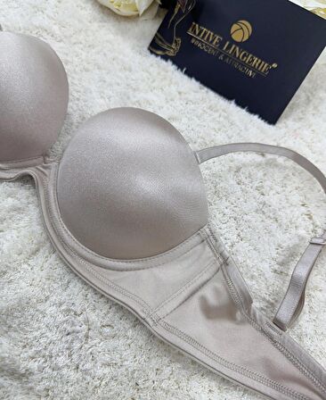 Le Jardin Blanche Double Push-up Silikonlu Askılı/Askısız Sütyen -7036