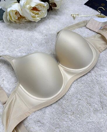 Le Jardin C Cup Balenli Desteksiz Basic Toparlayıcı Sütyen-9720