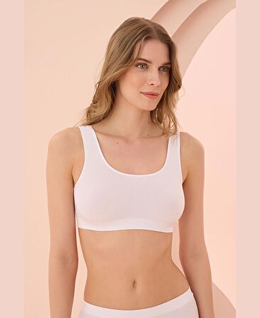 NBB Dikişsiz Seamless Kalın Askılı Desteksiz Balensiz Sütyen/Büstiyer-2410