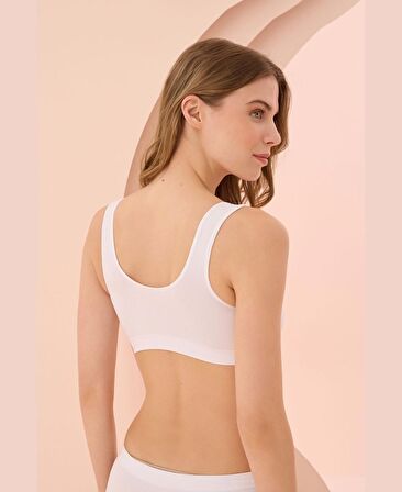 NBB Dikişsiz Seamless Kalın Askılı Desteksiz Balensiz Sütyen/Büstiyer-2410