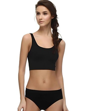 NBB Dikişsiz Seamless Kalın Askılı Desteksiz Balensiz Sütyen/Büstiyer-2410