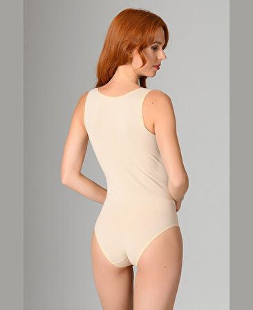 NBB Kalın Askılı U Yaka Çıtçıtlı Body/Atlet- 2940