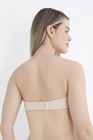 NBB Straplez Kesim İçi Silikonlu Push-up Balensiz Askısız Özel Günler İçin Sütyen