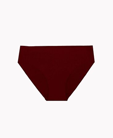 NBB Lazer Kesim Yüksel Bel 3'lü Paket Külot (Bordo, Ten, Siyah, Pudra)