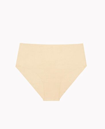 NBB Lazer Kesim Yüksel Bel 3'lü Paket Külot (Bordo, Ten, Siyah, Pudra)