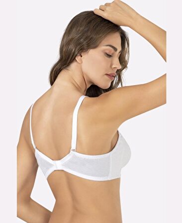 NBB Klasik Balensiz Desteksiz Penye Sütyen (Beyaz, Siyah, Gri, Ten)