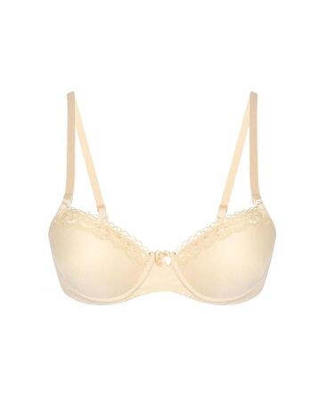 NBB Hafif Destekli Dantelli Balenli Soft Cup Klasik Kesim Sütyen- 3591
