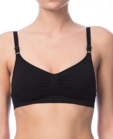 NBB Dikişsiz Çıkarılabilir Padli Soft Cup Likralı Balensiz Rahat Sütyen