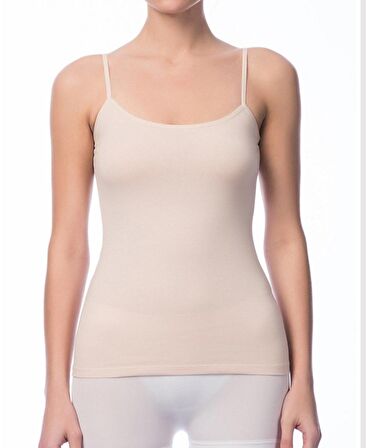 NBB İnce Askılı Basic Likralı Günlük Kullanım  Atlet -663