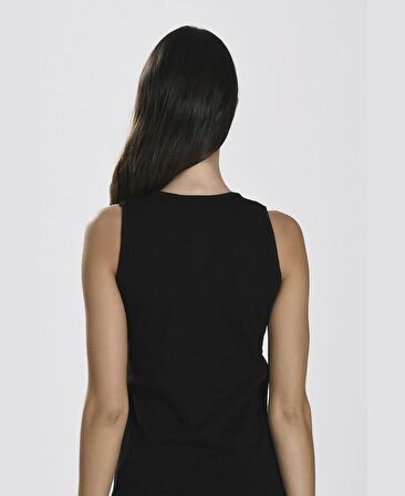 NBB Yakası Dantelli V Yaka %100 Pamuk Ribana Atlet -678