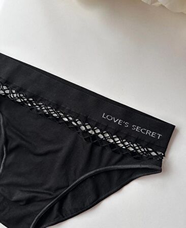Kadın Dikişsiz Antibakteriyel Sportwear Fileli Slip/Bikini (Siyah, Bordo, Kahverengi, Lacivert)