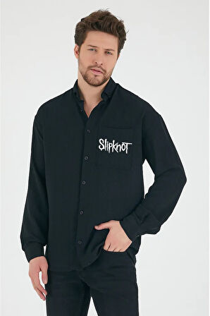 Slipknot Maggot Baskılı Unisex Tasarım Müzik Grubu Gömlek