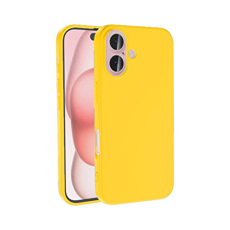 Forzacase iPhone 16 uyumlu Liquid Serisi İçi Kadife Lansman Silikon Kılıf